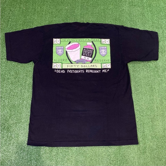 Algierz Other - Vintage Y2K Algierz Dead Presidents Represent Me Purple Drank Fifty Dollars XL